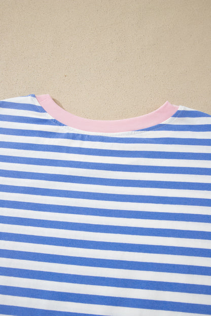 Sky Blue Stripe 2pcs Set