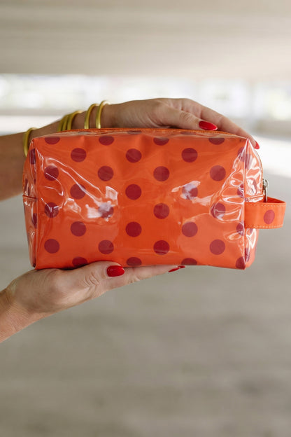 Polka Dot Makeup Bag