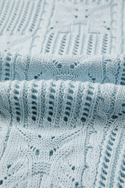 Knit Short Sleeve Sweater