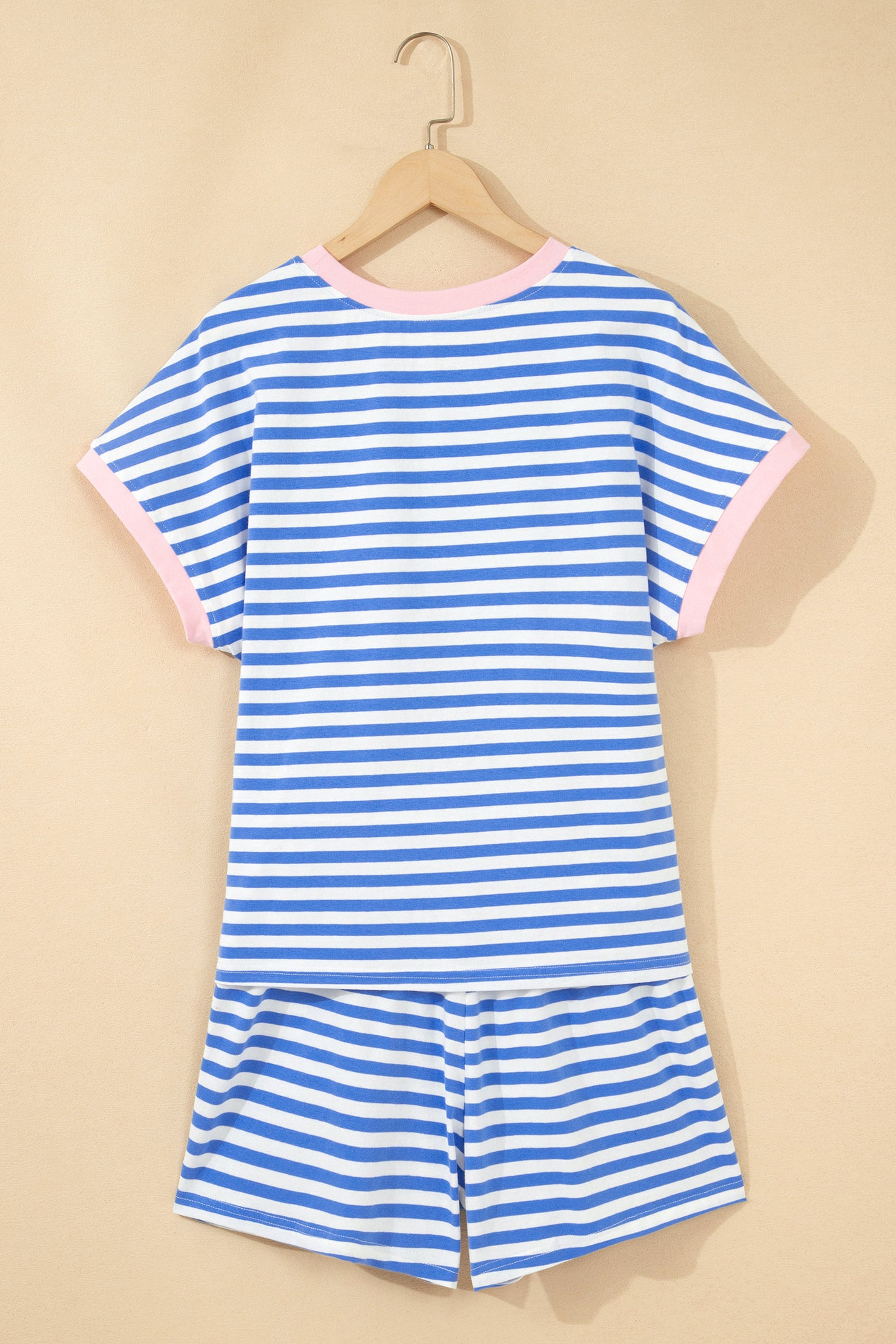 Sky Blue Stripe 2pcs Set