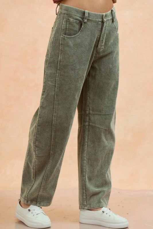 Daydream Corduroy Barrel Pants