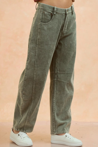 Daydream Corduroy Barrel Pants