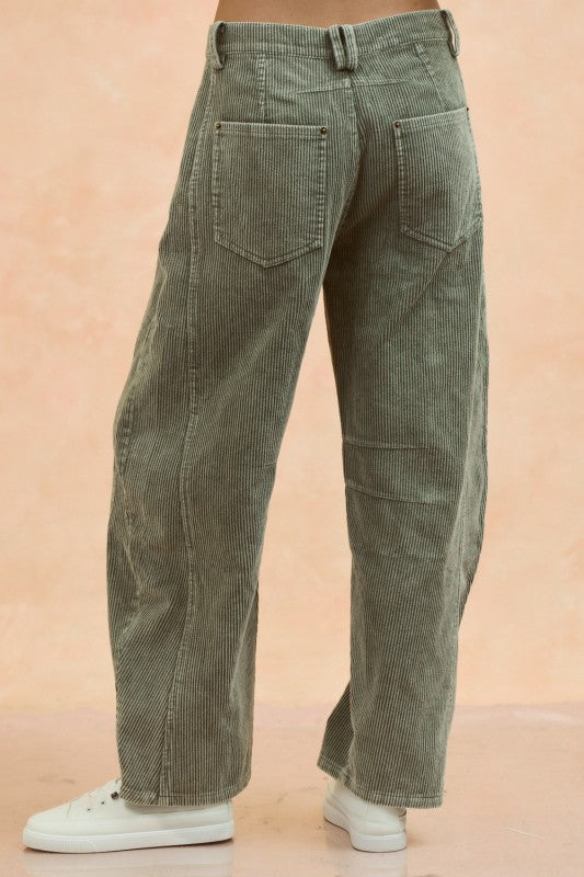Daydream Corduroy Barrel Pants