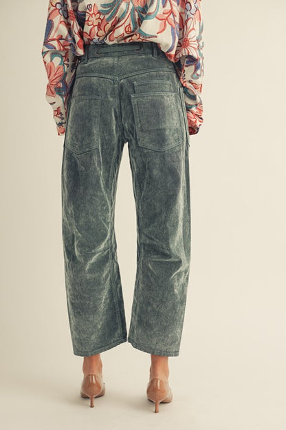 Vintage Corduroy Velvet Rope String Pants