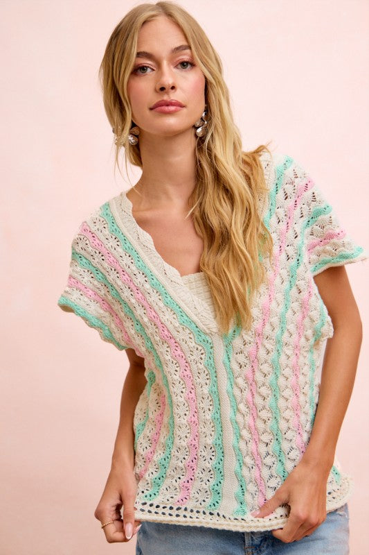Easy Tide Crochet Sweater