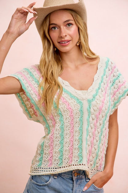 Easy Tide Crochet Sweater