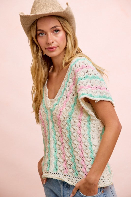 Easy Tide Crochet Sweater