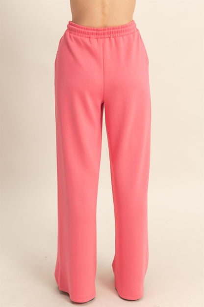 Polished Comfort Pintuck Wide Leg Pants