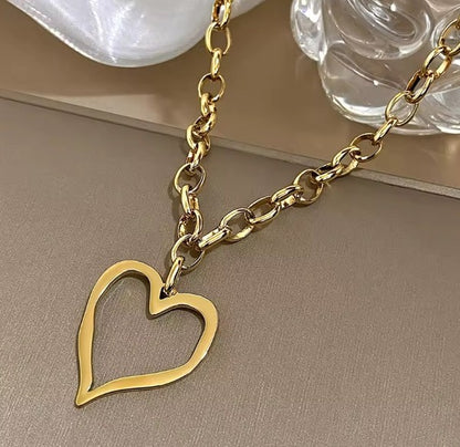 Bold Heart Necklace