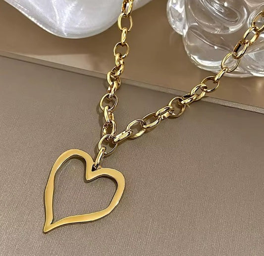 Bold Heart Necklace