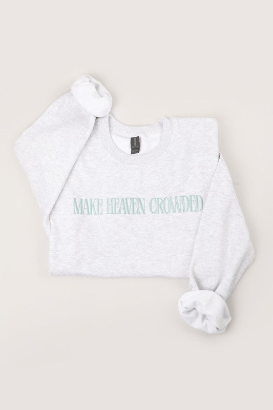 Faith & Cozy Style Embroidered Gray