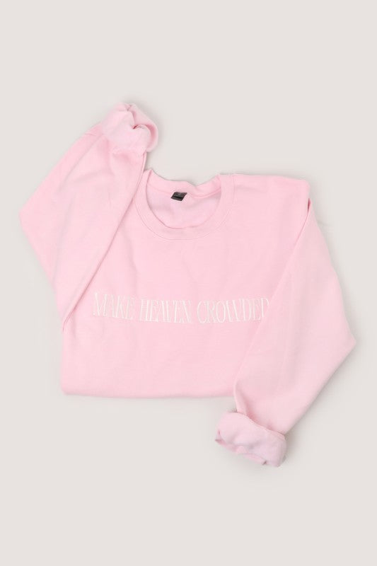 Faith & Cozy Style Embroidered Pink