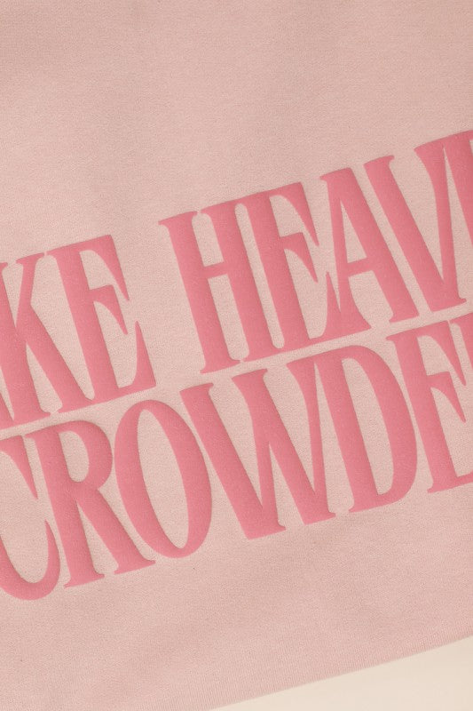 Cozy Faith Puff Print Dusty Rose