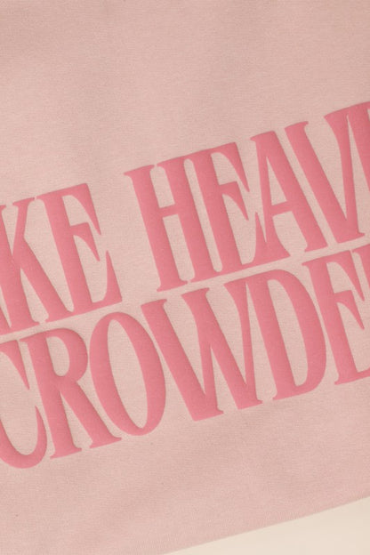 Cozy Faith Puff Print Dusty Rose