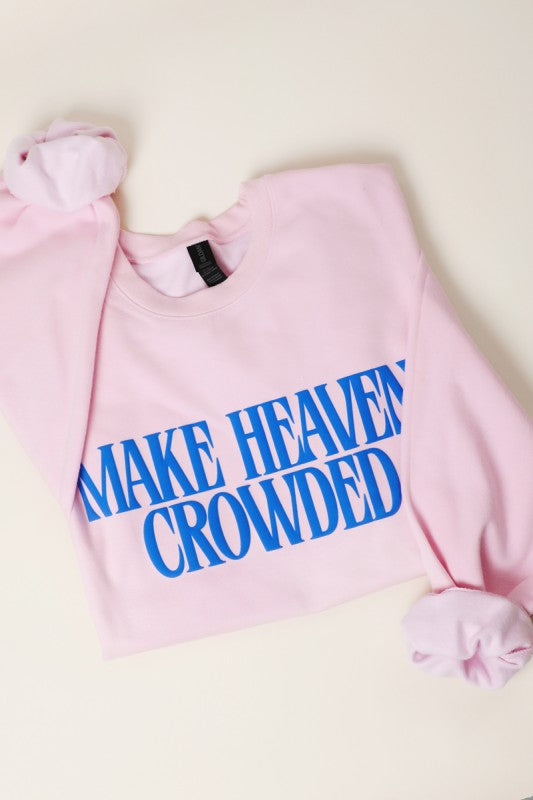 Cozy Faith Puff Print Light Pink