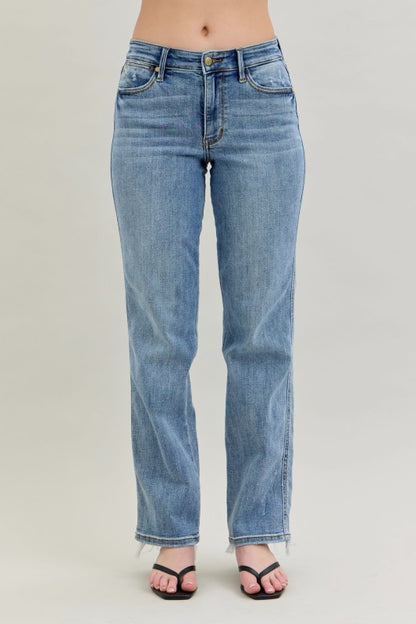 Judy Blue “Mr. Yoke” Dad Jeans with Cell Phone Pocket