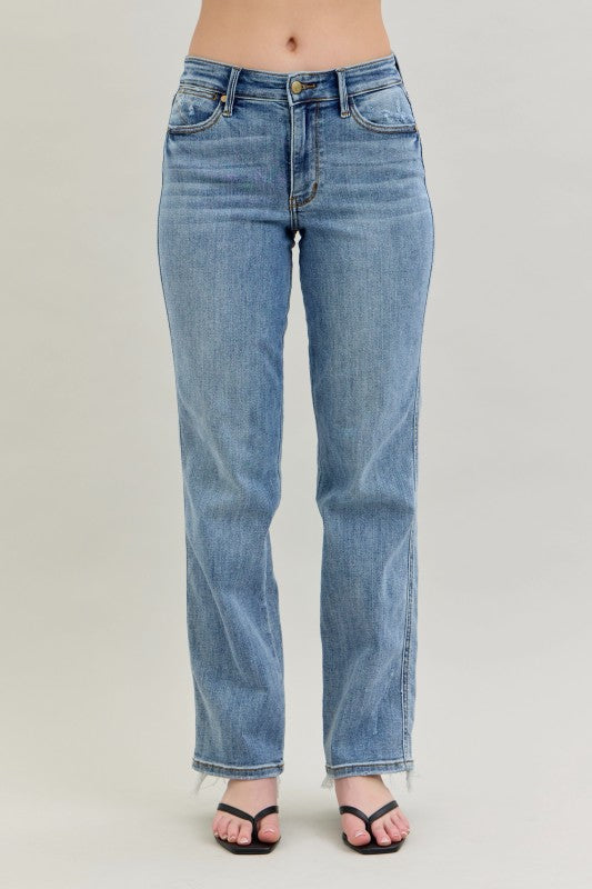 Judy Blue “Mr. Yoke” Dad Jeans with Cell Phone Pocket