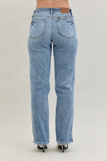 Judy Blue “Mr. Yoke” Dad Jeans with Cell Phone Pocket