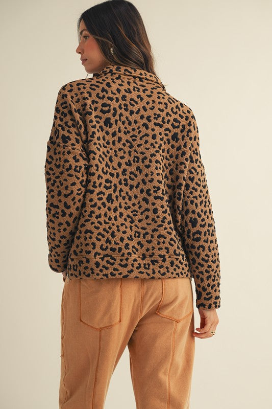 Roar & Relax Leopard Pullover