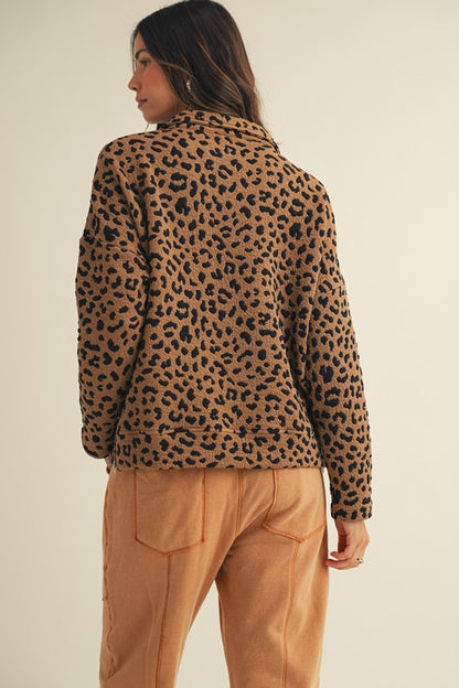 Roar & Relax Leopard Pullover