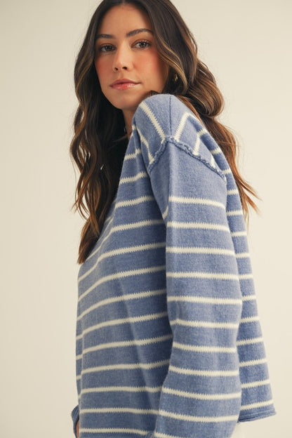 Morning Soft Stripes Relaxed Loose