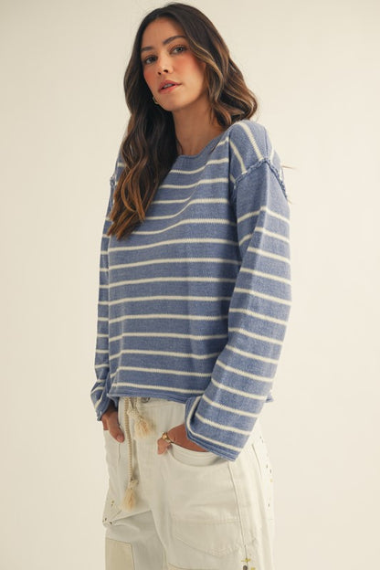 Morning Soft Stripes Relaxed Loose