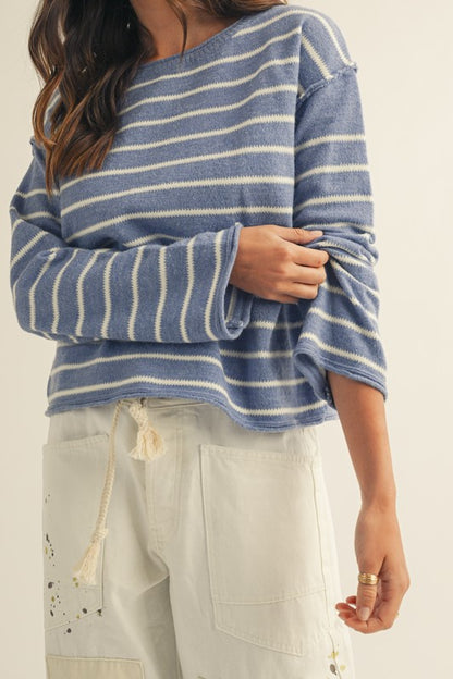 Morning Soft Stripes Relaxed Loose