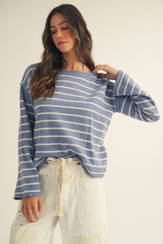 Morning Soft Stripes Relaxed Loose