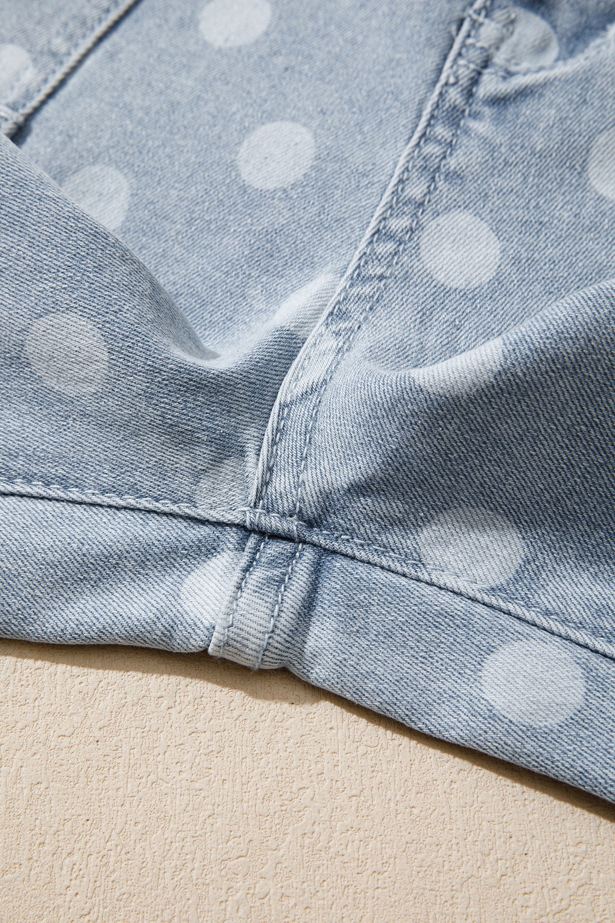 Polka Dot Casual Slim Fit Jeans