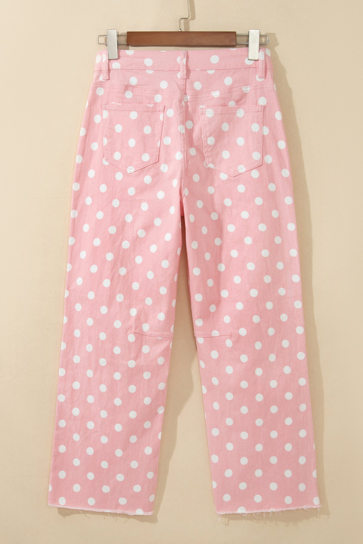 Polka Dot Casual Slim Fit Jeans