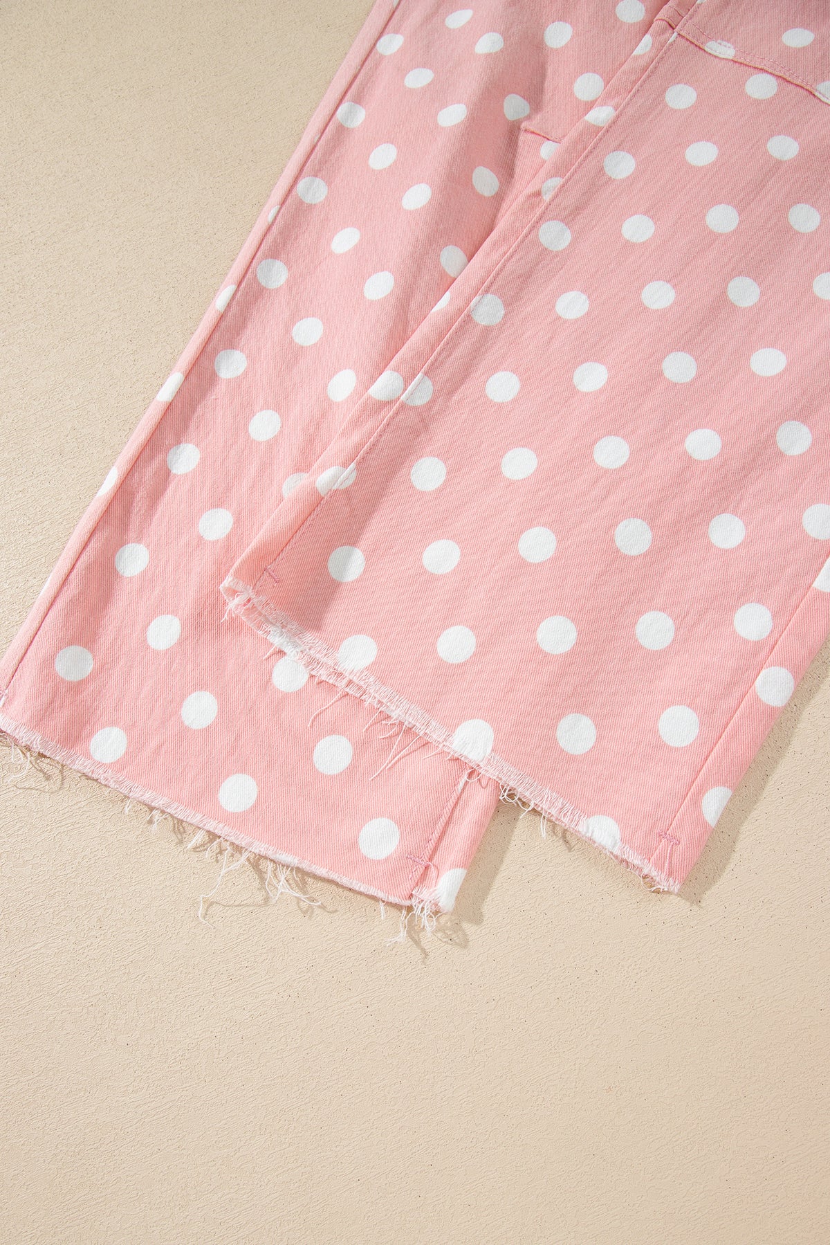 Polka Dot Casual Slim Fit Jeans