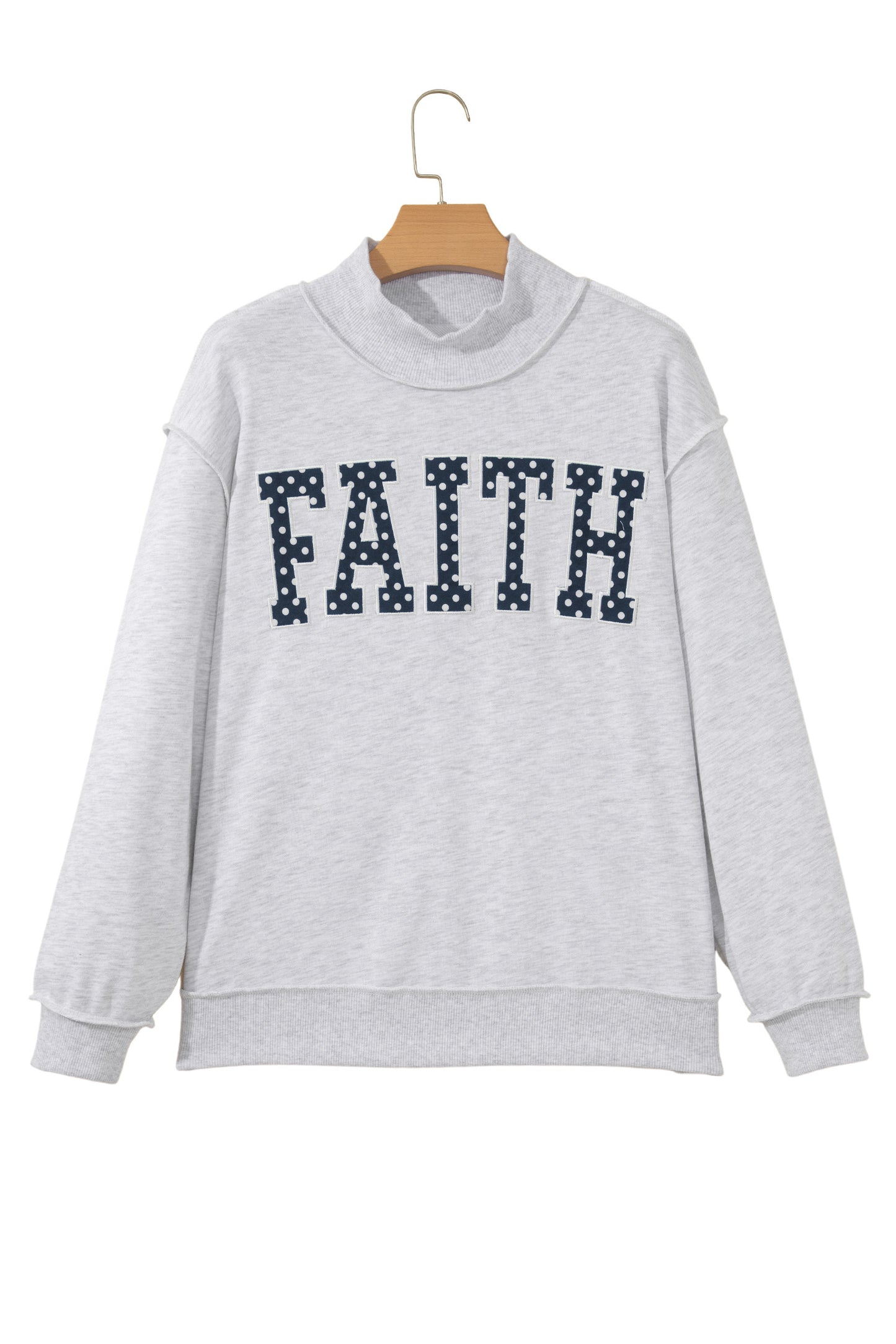 Faith Mock neck Sweatshirt