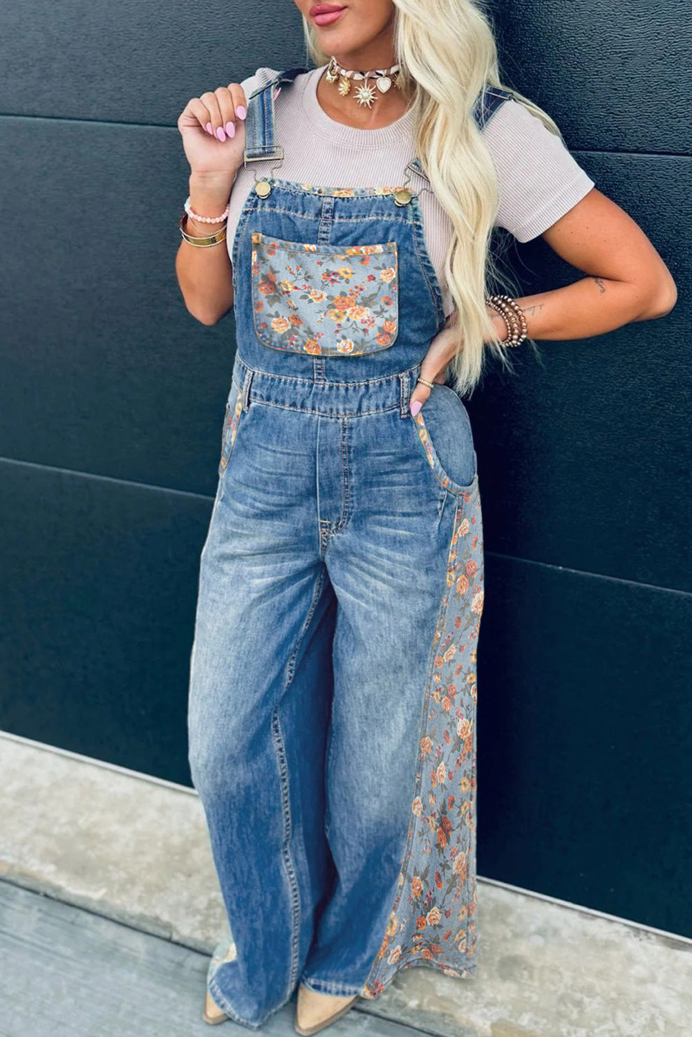 Boho Bloom Overalls