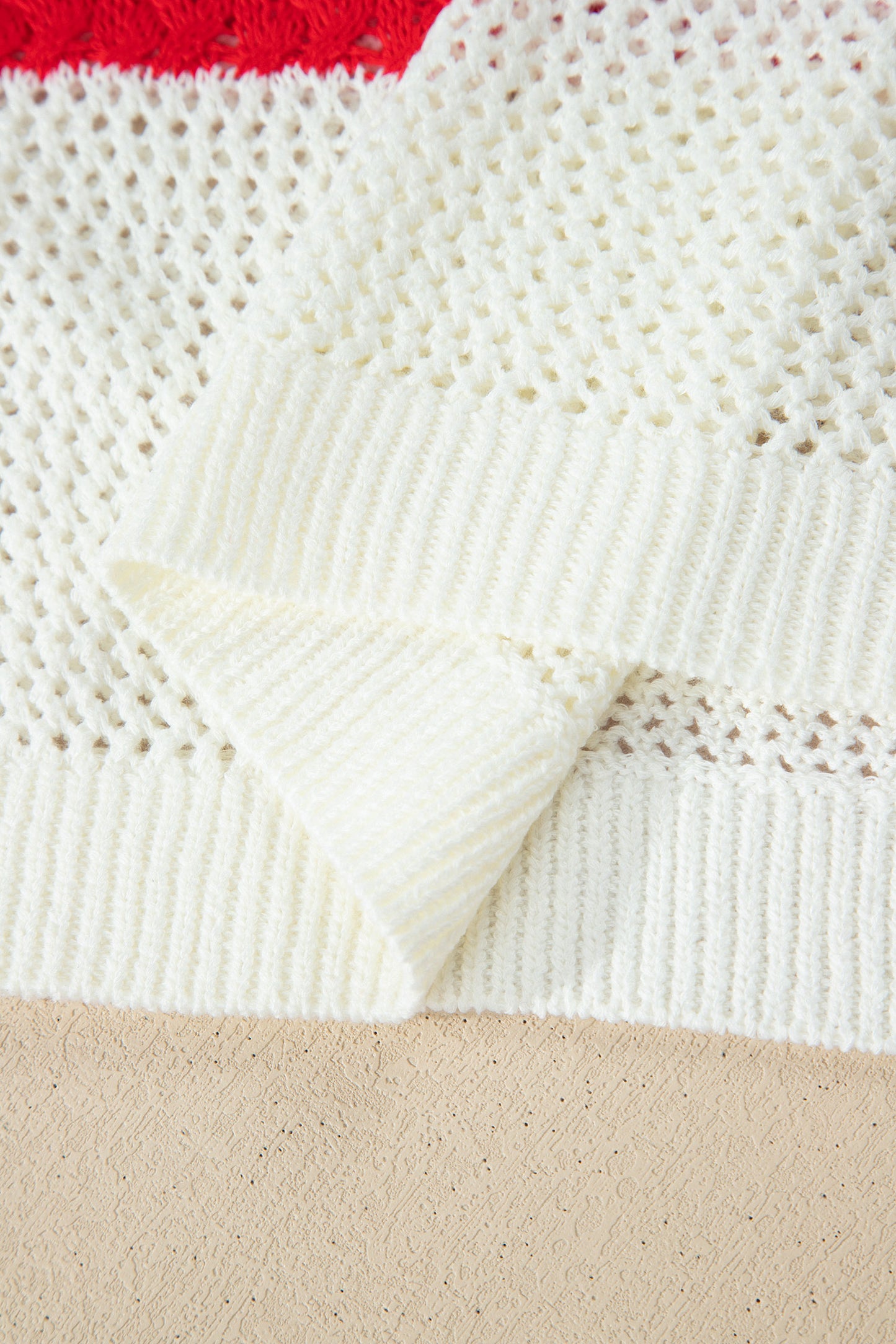 Sky Blue Flag Graphic Short Sleeve Sweater Top