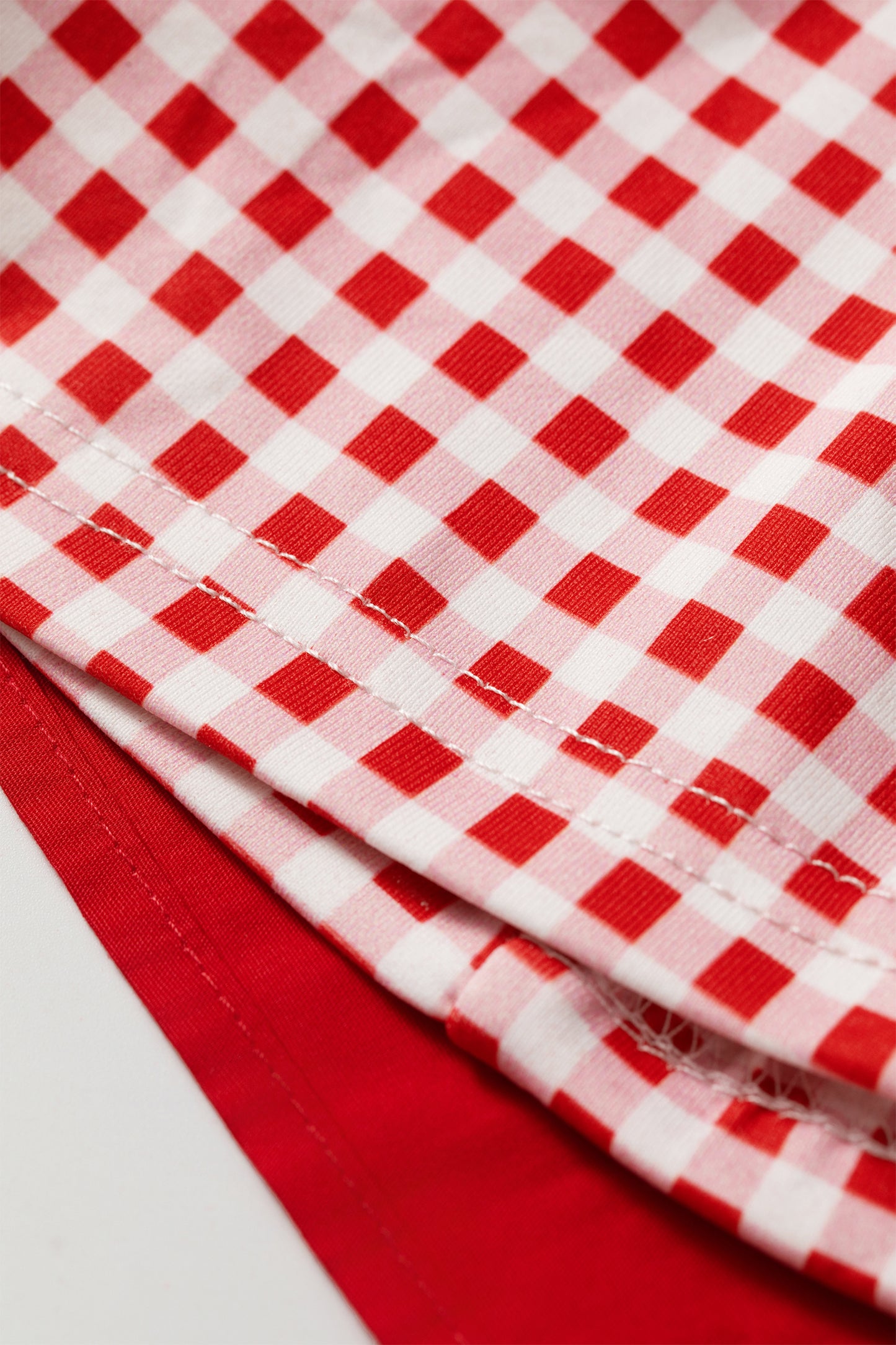 Gingham Loose Mini Dress