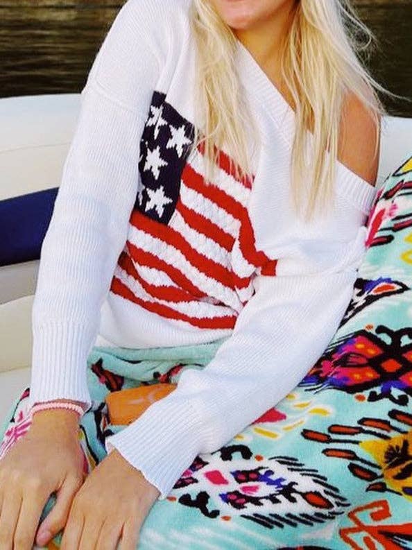 Stars, Stripes & Cozy Sweater
