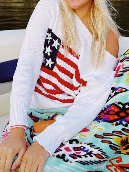 Stars, Stripes & Cozy Sweater