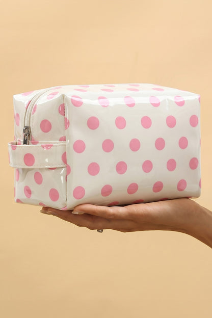 Polka Dot Makeup Bag