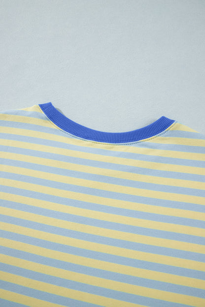 Loose Tee Drawstring Elastic Waist 2pcs Pant Set
