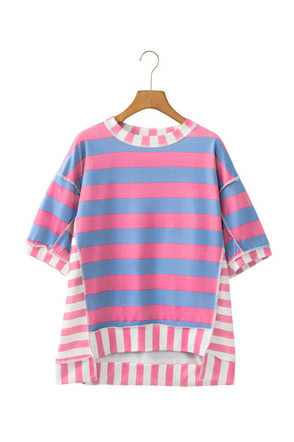 Patchwork Oversized Top