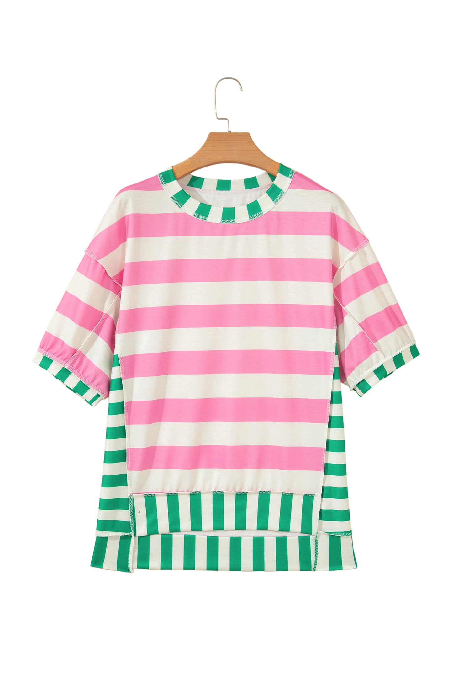 Patchwork Oversized Top