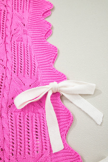 Knit Short Sleeve Sweater