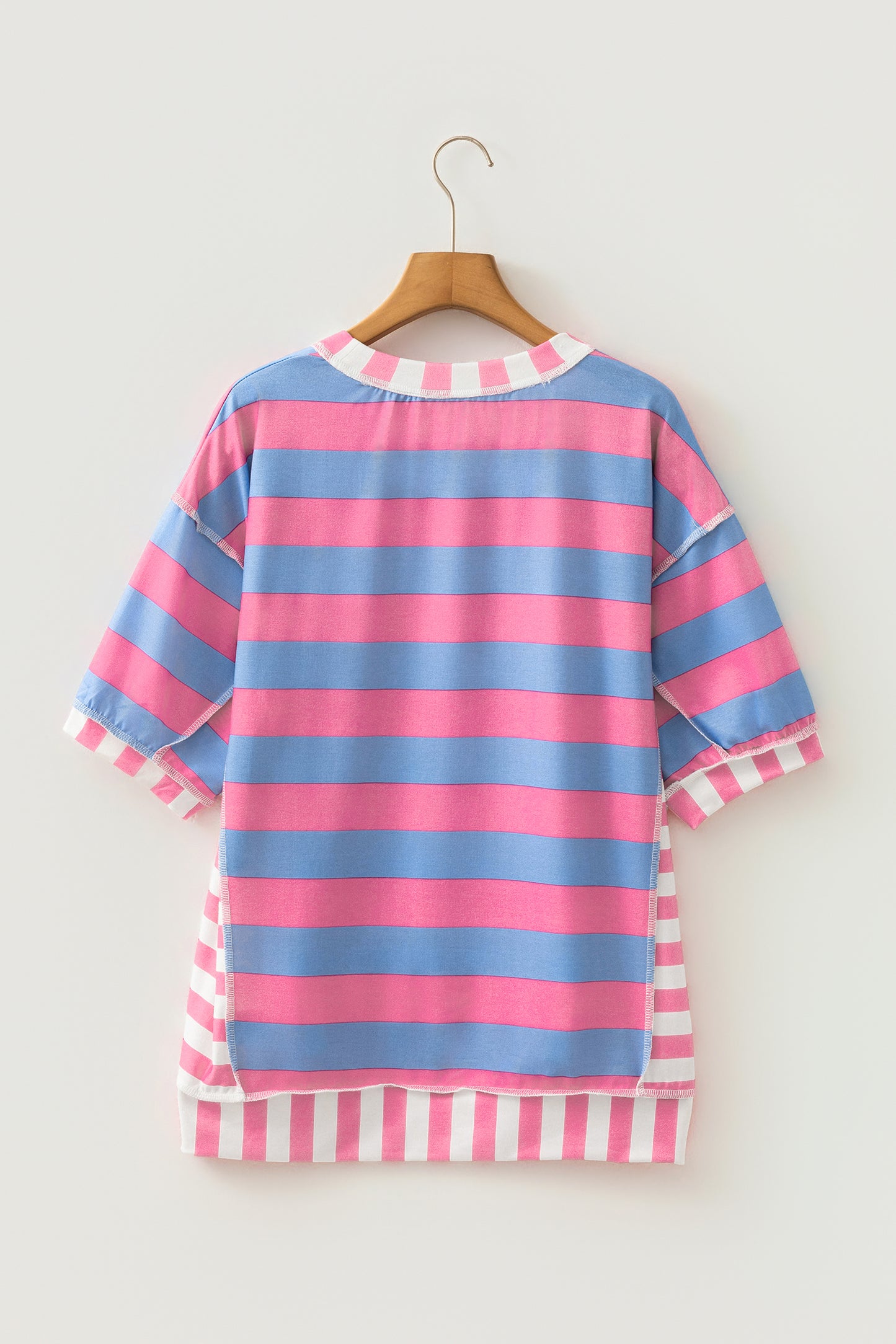 Patchwork Oversized Top