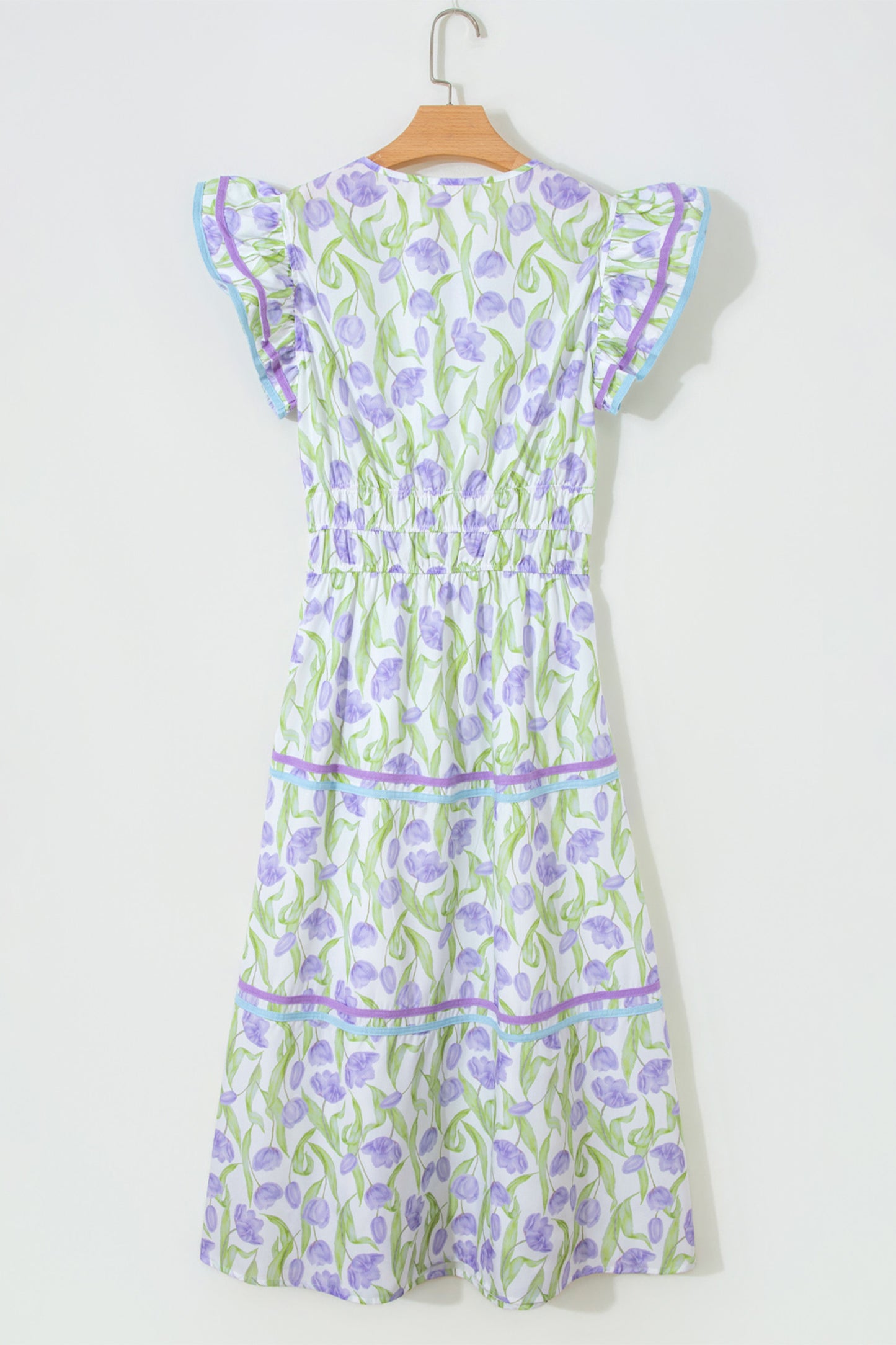 Purple Tulip Midi Dress