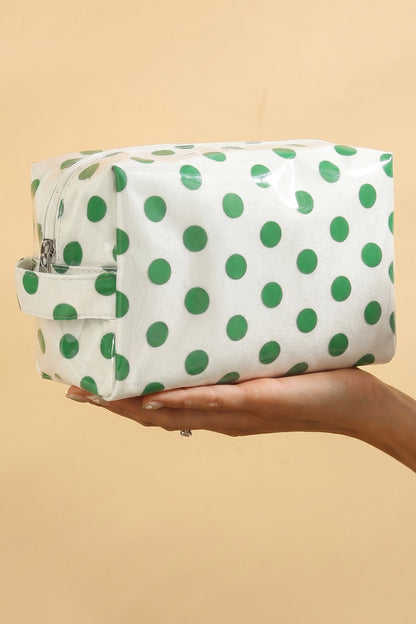 Polka Dot Makeup Bag
