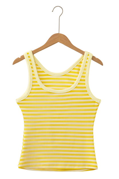 Ribbed Knit Slim Tank Top