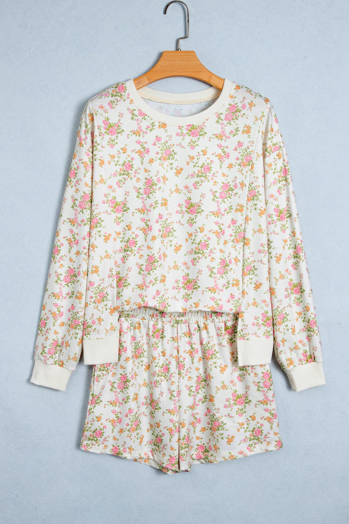 Floral Print 2pcs Set