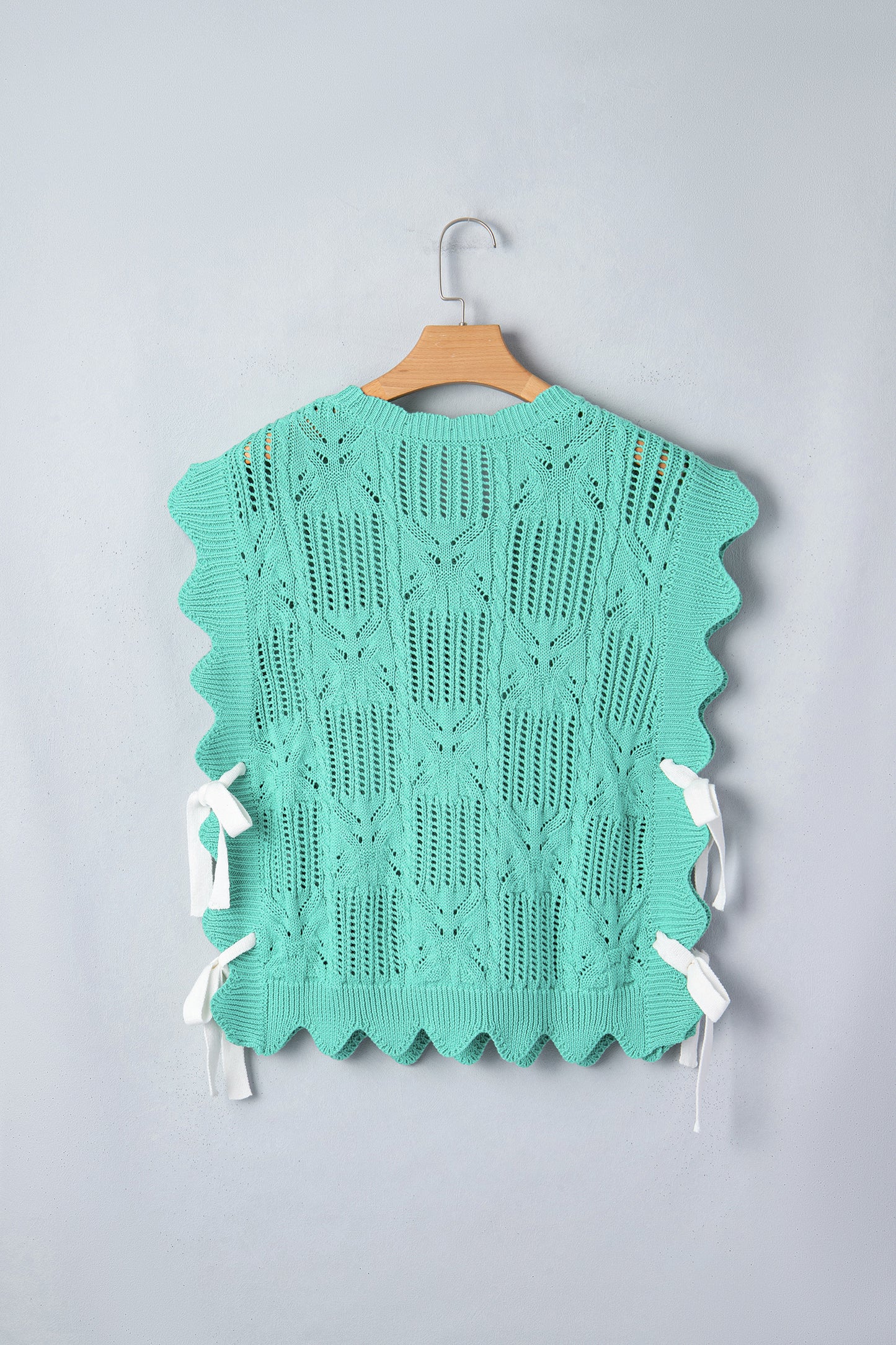 Beau Blue Knit Short Sleeve Sweater