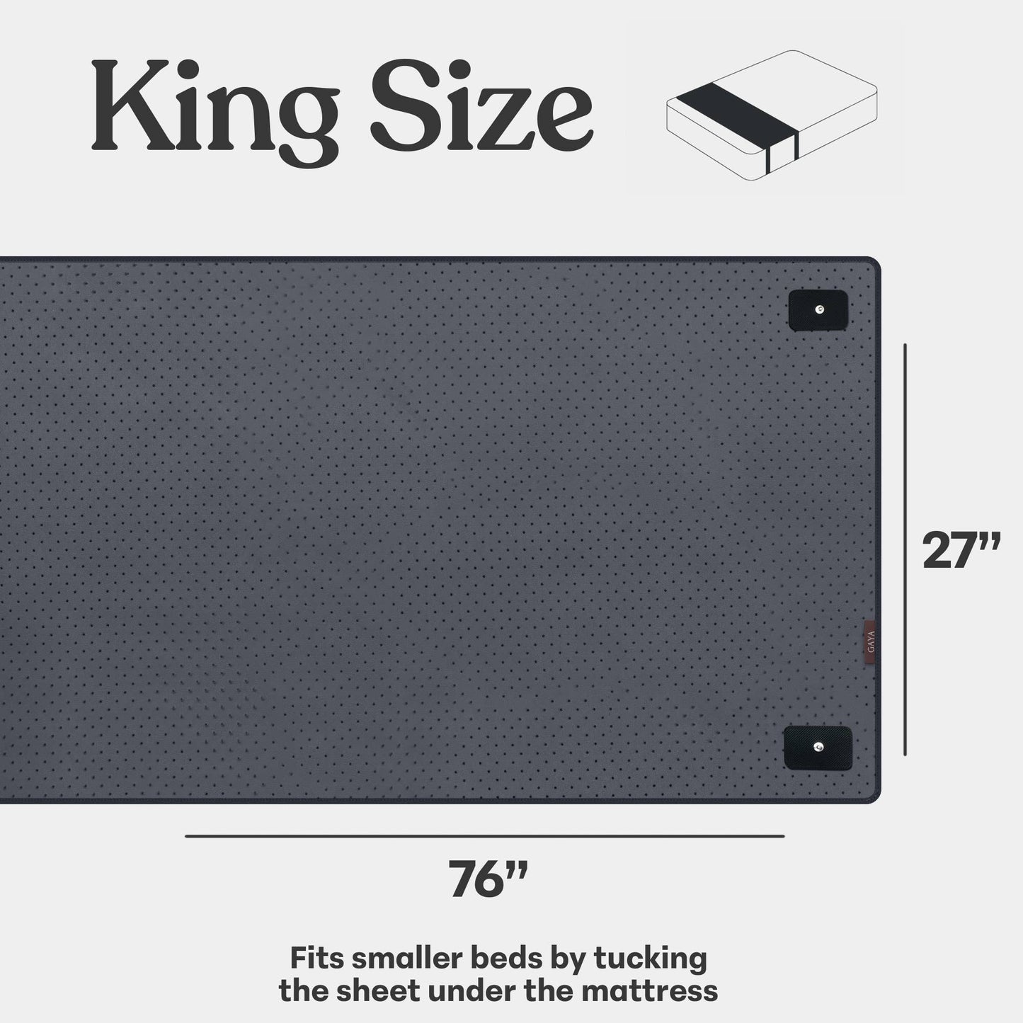Grounding Mat for King Size Bed – Better Sleep & Inflammation